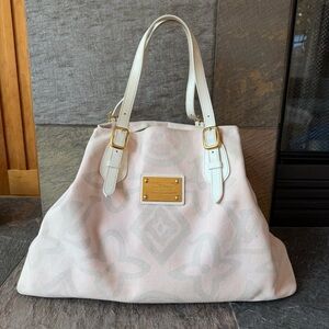 Louis Vuitton Marc Jacobs Monogram Tahitienne Cabas PM tote bag pink canvas 2008
